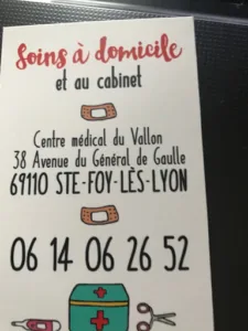 Vélon Barbara – Infirmière infirmiere soins à domicile 69110 Ste Foy Lès Lyon à Sainte-Foy-lès-Lyon