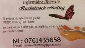 Infirmiere liberale – croissy sur seine – Audrey Ruckebusch à Croissy-sur-Seine