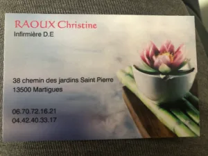 Christine Raoux Infirmière Libérale à Martigues