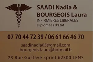 Cabinet infirmière libérale BOURGEOIS LAURA à Lens