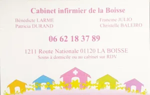 LARME.B DURAND.P JULIO.F BALEIRO.C à La Boisse