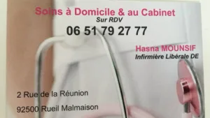 Hasna MOUNSIF liberal Nurse home à Rueil-Malmaison