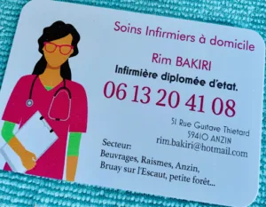 Infirmière ANZIN Raismes Beuvrages BAKIRI Rim à Anzin