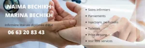 Infirmière libérale – Marina & Naïma Bechikh – Soins à domicile sur Bouc-Bel-Air & Simiane-Collongue à Bouc-Bel-Air