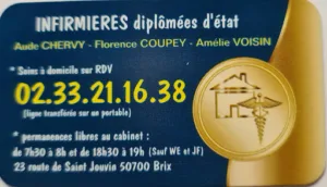 Infirmières COUPEY-VOISIN à Brix