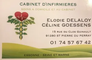 Cabinet Infirmier DELALOY Elodie et GOESSENS Céline , Infirmières libérales à Saint-Pierre-du-Perray