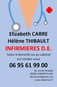 THIBAULT Hélène et PRIGENT Agathe à Larmor-Plage