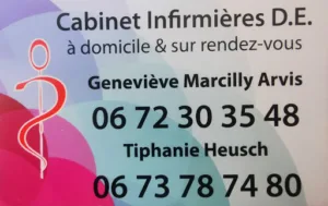 Marcilly – Arvis Geneviève/Tiphanie Heusch – infirmières libérales à domicile 67520 à Wangen