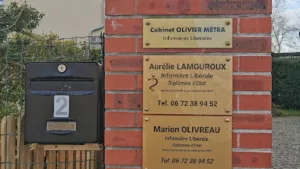 Infirmière – Aurélie Lamouroux – Marion Olivreau – Cabinet Olivier Metra à Bois-le-Roi