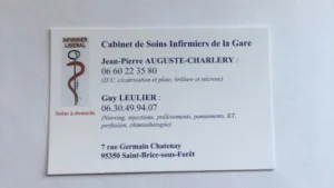 Cabinet Infirmier Jean-Pierre AUGUSTE-CHARLERY et Leulier guy à Saint-Brice-sous-Forêt